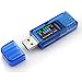 Produktbild Sairis AT34 USB3.0 IPS HD Farbdisplay USB-Tester Spannung Strom Kapazität Energie Leistung Äquivalent Impedanz Temperatur Tester-blau