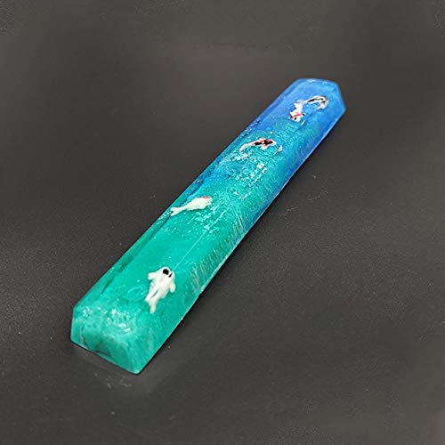 Teclado Mecánico Spacebar Resina Turquesa Cherry MX