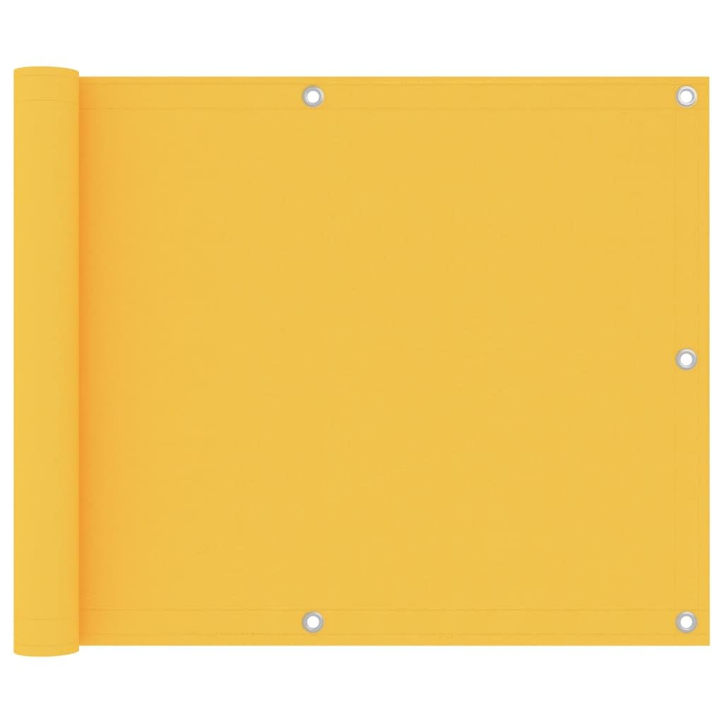 Protection vent et rayons UV pour terrasse et jardin avec ce grand brise-vue jaune