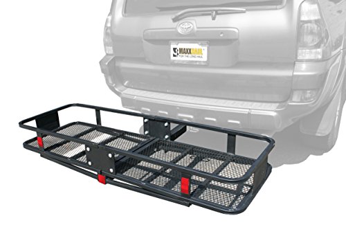 MAXXHAUL 50980 500 lb. Capacity Steel Hitch Mount Folding Cargo Carrier Mesh Basket for Car SUV Pickup Truck Van Camping Traveling  
MAXXHAUL 50980 500 lb. Capacity Steel Hitch Mount Folding Cargo Carrier with 1 Tightener for Car SUV Pickup Truck Van