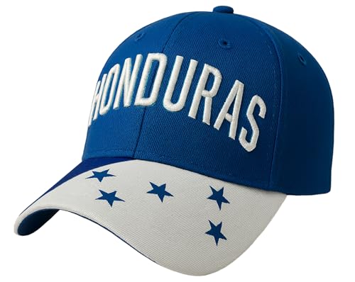 Gorra de béisbol ajustable Honduras azul miniatura 1