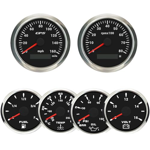 Velocímetro GPS de 85 mm con retroiluminación de 7 colores para sedán