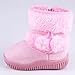 Girls Warm Thick Snow Boots Fuzzy Lined Winter Outdoor Athletic Sking Ankle Boots Thermal Non Slip Booties