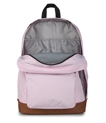 Image of JanSport Cool Backpack with 15-inch Laptop Sleeve, Large Computer Bag Rucksack with 2 Compartments, Ergonomic Straps, Pink Ice