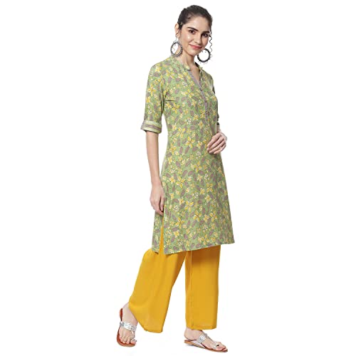 Image of Blue Liva Straight Kurta