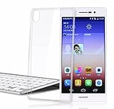 FUNDA de GEL TPU FINA "ULTRA-THIN" 0,3mm TRANSPARENTE para HUAWEI ASCEND P7