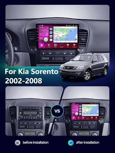 Autoradio Android tactile 9 pouces avec caméra de recul Kia Sorento - 3