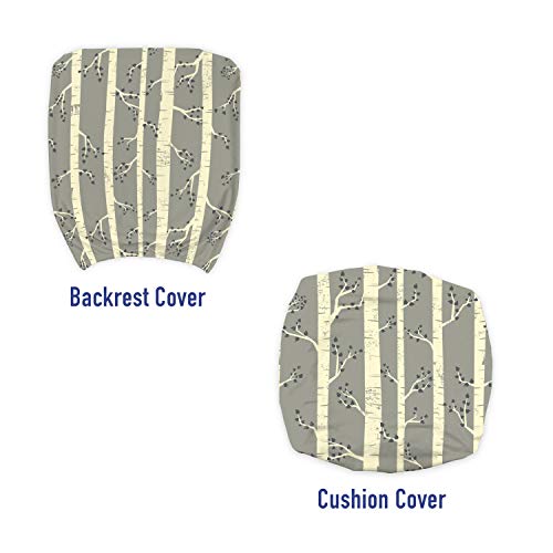 Ambesonne OFIS_13563 Birch Office Chair Slipcover thumb #2