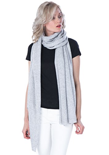 100% Pure Cashmere Wrap Shawl- Extra Large Stole Scarf For Woman By Cashmere 4 U #TOP1