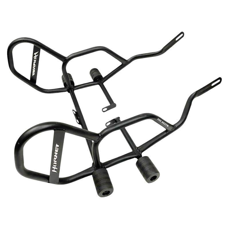 Image of Dhe Best Bike Heavy-Duty Premium Crash Guard /Leg Guard Black Suitable for Honda CB Hornet 160R