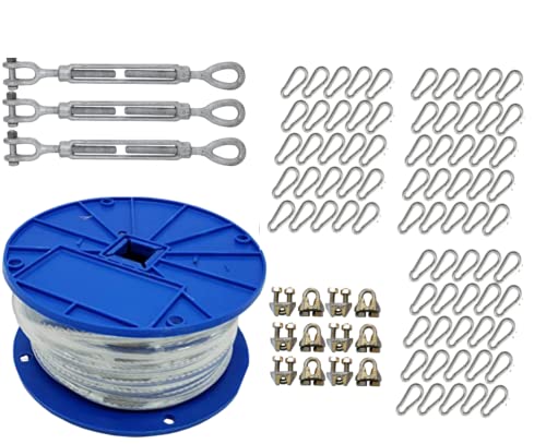 Jones Sports Medium Duty Cable Kit for Baseball and Softball Batting Cages
