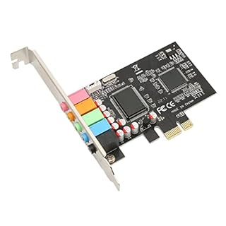 Scheda Audio PCI Express 5.1 per Computer - Audio Surround a 6 Canali, 24 Bit 48 KHz, Interna per Giochi 3D e Home Theater