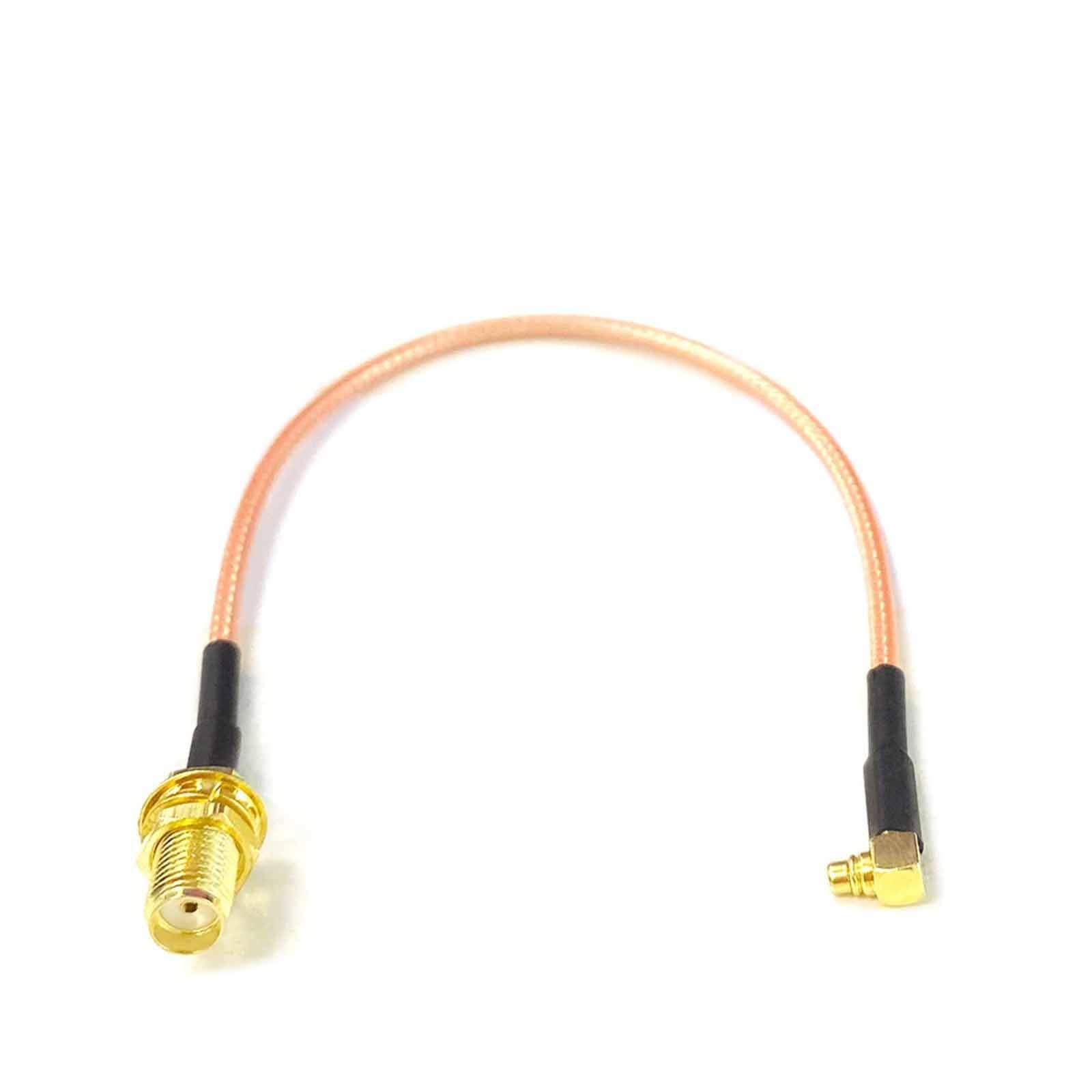 Câble coaxial coudé SMA MMCX 15cm RG316 contre les pertes de signal