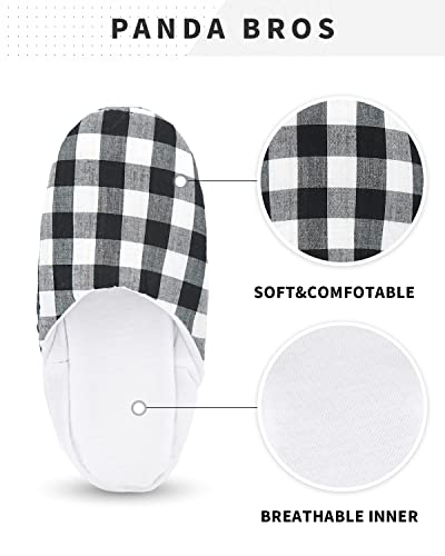 Panda Bros Women's Ballerina House Slippers,Anti-Skid Comfy Warm Ballet Style Slippers3