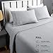 Utopia Bedding FullSheet Set - Jersey Knit Sheets 4 Piece – Cotton – Soft T-Shirt Stretchy Sheets (Heather Light Grey)