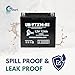 YTX14-BS Replacement For Yamaha Raptor 660 Battery - Compatible With Yamaha Raptor Battery 12 Volt 2001-2005 - Fits YFM660RN, RT, RP, RR, RL, RS Raptor 660R 660CC ATV Quad- 12V 12AH Maintenance Free