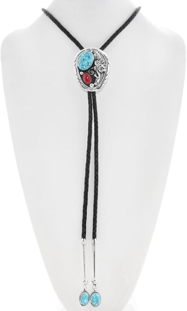 アクセサリー Navajo Turquoise Silver Loop Tie Navajo Turquoise Silver Loop Tie アクセサリー