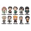 10-Piece Demon Swordsman Pilars Cute Mini Figurine Cake Topers Set Ideal for Birthday Anniversary Valentines Day Decoration Desk Computer Bookshelf 2" in
