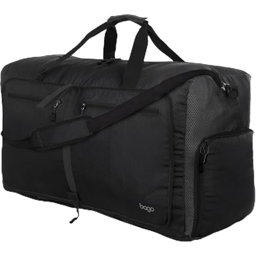 Bago 60L Foldable Duffel Bag with Shoe Compartment
