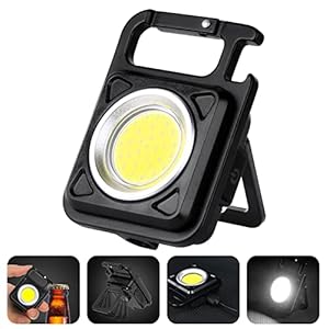 flintronic Mini Inspektionsleuchten, 1000 Lumen LED Wiederaufladbare Arbeitslampe, Magnetisches Mechanikerlicht Tragbare Arbeitslampe, Kleine Taschenlampen Wasserdicht für Camping Reparatur Notfall