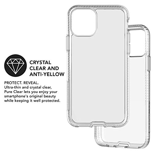 Coque iPhone 11 Pro anti-choc fine transparente dure Tech21 Pure Clear - 7