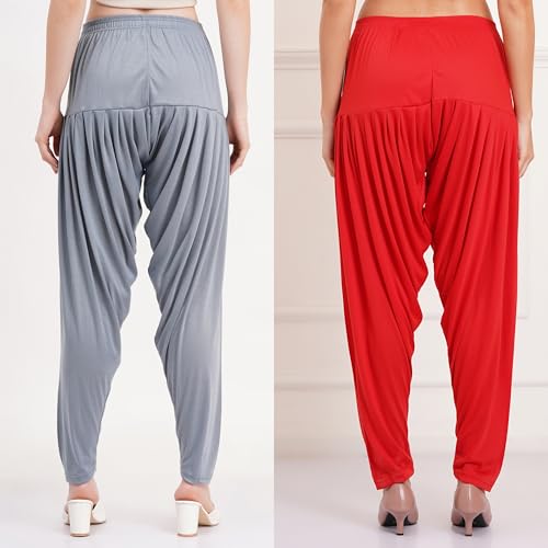Image of Buy That Trendz Patiala Salwar for Women Relaxed Fit Viscose Patiyala Salwar Harem Bottom Pants