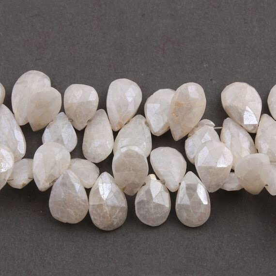 Silverite briolettes facettées pour remplacer les pierres ternes de vos bijoux fait main