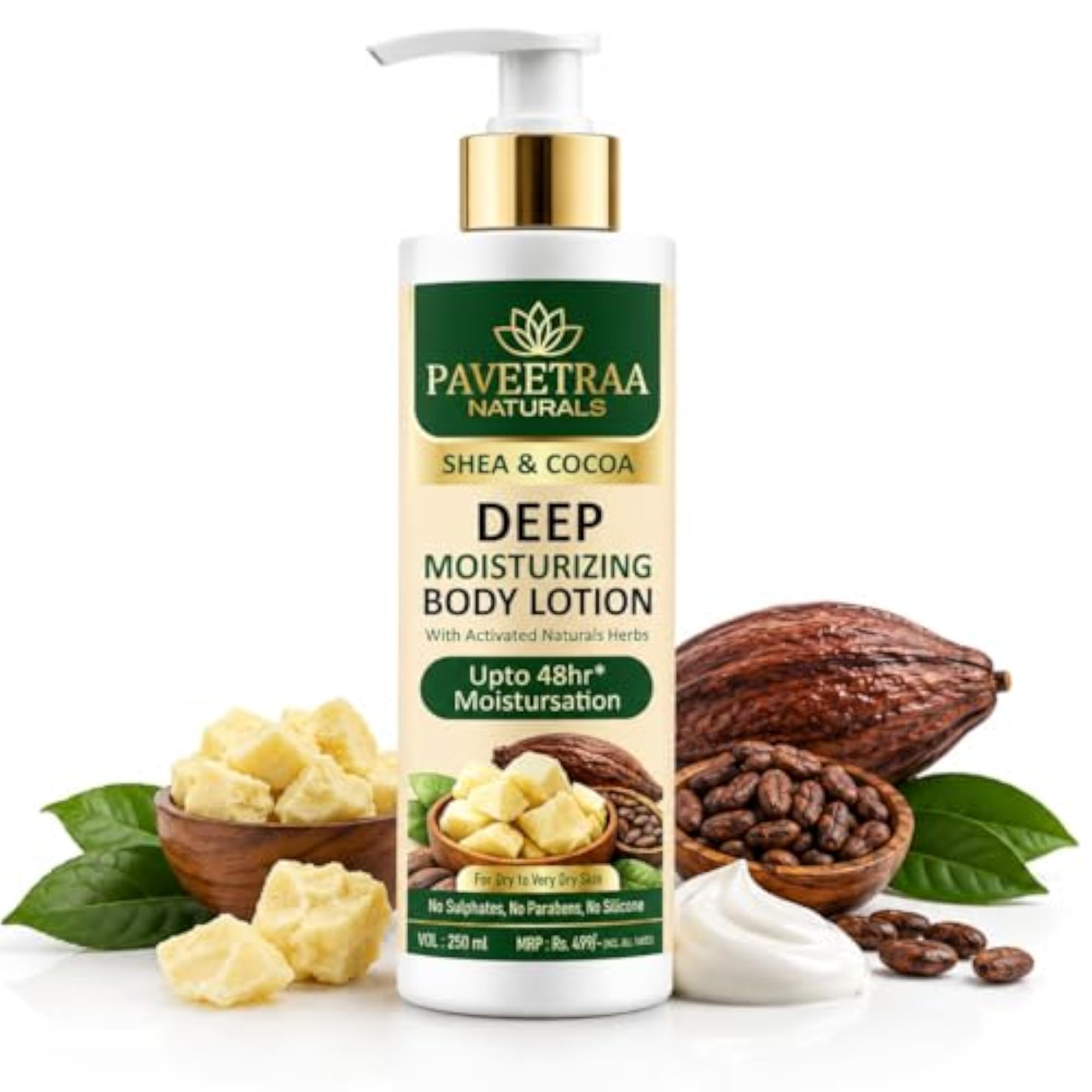 Shea & Cocoa Deep Moisturising Body Lotion, 250ml