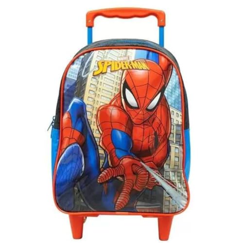 Mochila Com Rodinhas 16 Spider Man X1 10660 - Xeryus