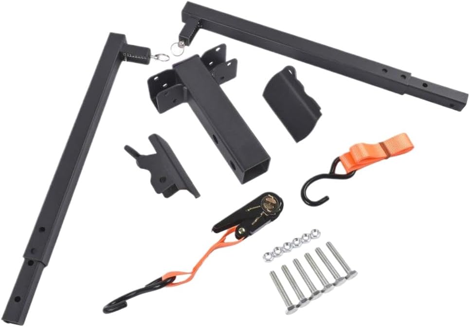 AP03 Hitch Mount Stabilizer Series RV Stabilizing Stand for 2 Inch Receiver 16.7 Inch to 29.7 Inch Height Adjustable