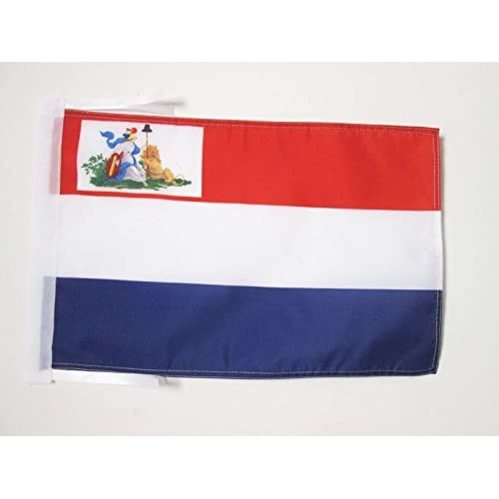 Iran Old Persia Flag 18'' x 12'' cords - Persian SMALL flags 30 x 45cm - Banner 18x12 in - AZ FLAG — view 1021