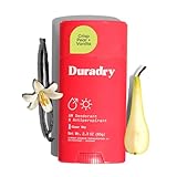 Duradry Clinical-Strength Antiperspirant Deodorant for Women and Men – Clean Formula with Natural Ingredients for Odor and Excessive Sweat Protection – Clear Sky (Crisp Pear + Vanilla)