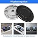 4 Pcs Gas Stove Burner Caps, Metal Cooktop Burner Cap and Burner Head Replacement Kit, Cooker Hat Set, Suitable for Most Gas Stove Burners, 1 Large, 1 Small and 2 Middle