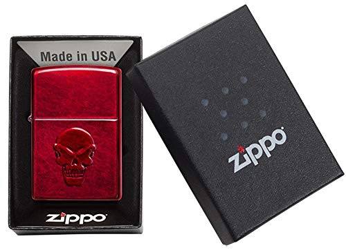 Image of Zippo Doom Candy Apple Red Pocket Lighter