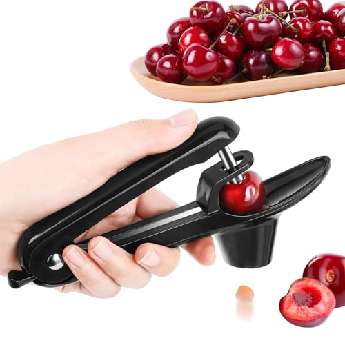 Niaazi Kirschentkerner Kirschkernentferner mit Edelstahl Stange - Schnell...