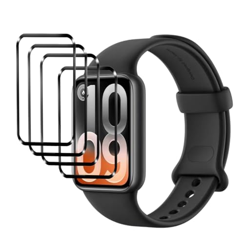 (4������)For ???Xiaomi Smart Band 10 Pro �t�B���� ?PMMA�f�� 3D�t���S�ʕی�t�B���� �yHASADEDE�z��U�h�~ �w��h�~ �C�菝�h�~ �������� �����ߗ� �S�ʕی� �ώw�� ?? Xiaomi Smart Ban