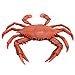 Pomeat 2pcs Plastic Crab Sea Life Creature Decoration-Red