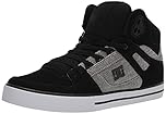 Dc Shoes Men's Pure Leather high-top Shoes Sneaker, Black, 11 UK
