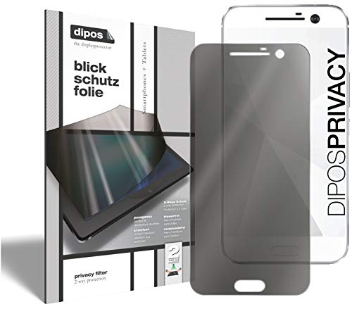 Protection écran confidentialité HTC 10 dipos 2 pièces film anti espion format hauteur