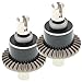 Treehobby 2PCS Metal Front and Rear Differential Gear Diff Gear Set Compatible with WLtoys 1/14 144010 144001 144002 1/12 124016 124017 124018 124019 RC Car Upgrade Parts