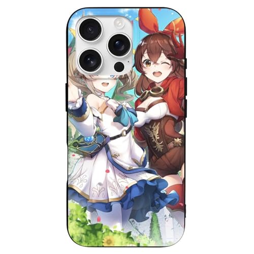 BFLiRuW iPhone 16 �p �P�[�X ���_ �A���o�[ �A�j���� iPhone 16 Plus Pro Max 16 E �p �J�o�[ ���ϖh�~ ����~�� �w��h�~ �Ռ��z�� �����h�~ �ϋv�� iPhone 16 Pro