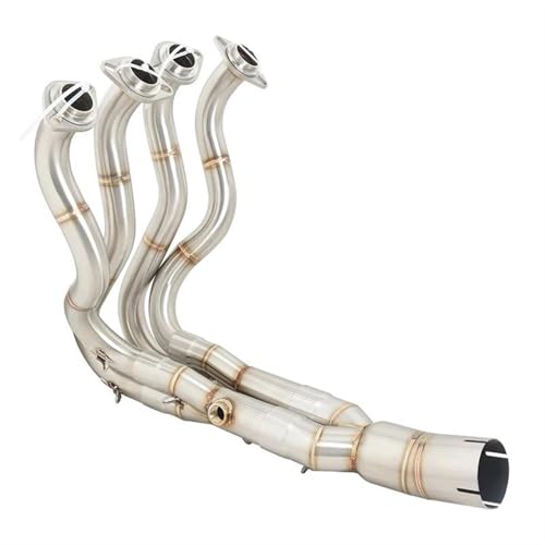 Ligne d'échappement de moto slip-on pour Kawasaki ZX636 idéale pour sorties sur piste