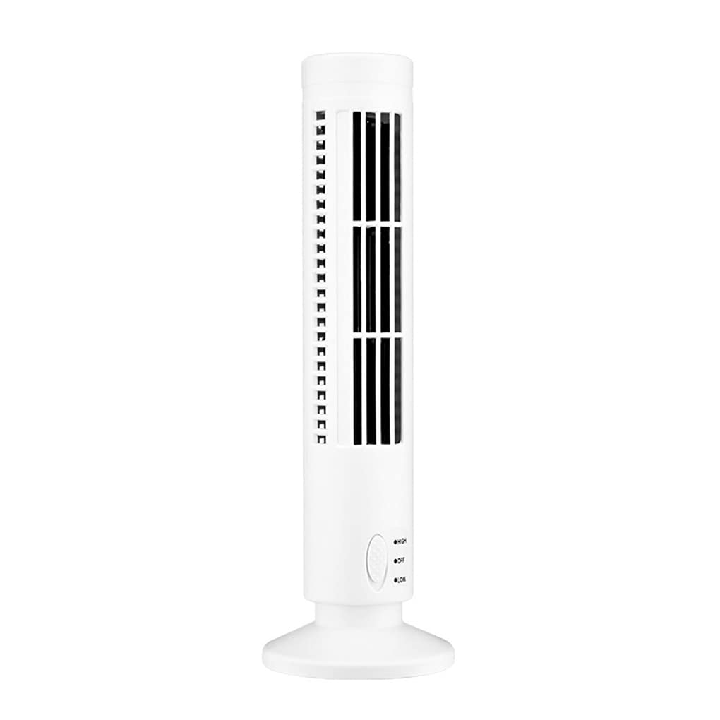 Przenośny mini wentylator klimatyzatora USB, bezłopatkowa letnia wieża chłodząca do domu, biura, podróży, 3 prędkości wiatru na biurko
