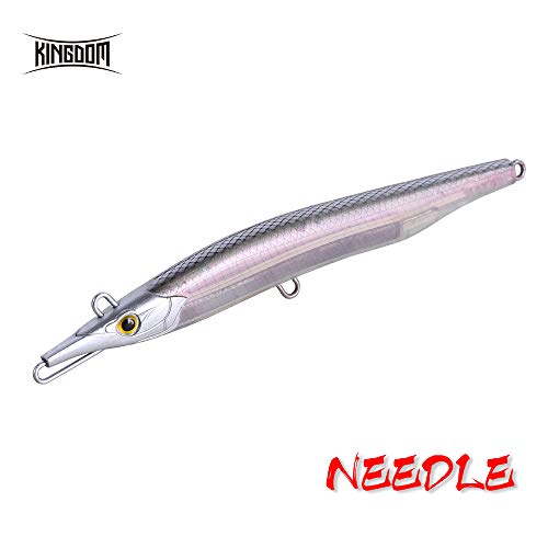 kingdom Pesca con señuelos Sinking lápiz Duro Cebo Artificial Wobblers 135mm 32G Juego Artificial señuelo para lubina, caballa, Barracuda