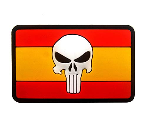 Ohrong: Parche de PVC con bandera de España  diseño de de  para combate  paintball