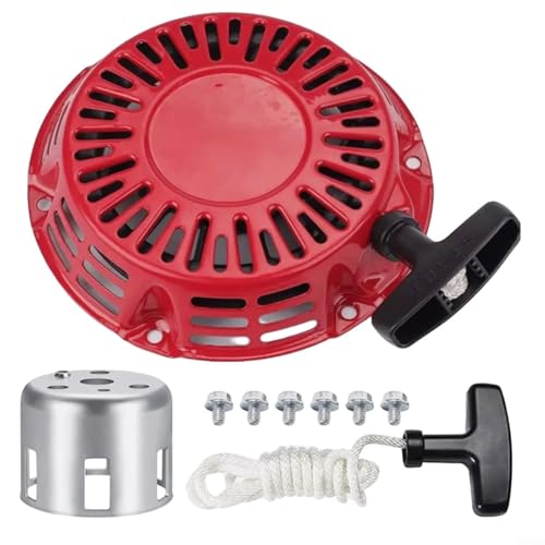CWOQOCW Arrancador de retroceso de arranque para Honda para GX120 para GX160 para GX200 Generador de motor Tiller Edge Trimmer Aplicaciones