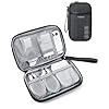 BAGSMART Cord Organizer Travel Cable Organizer Bag Tech Electronic Organizer Travel Case, Travel Essentials for Charger, Cable, Phone, Flash drive, Single Layer – Black