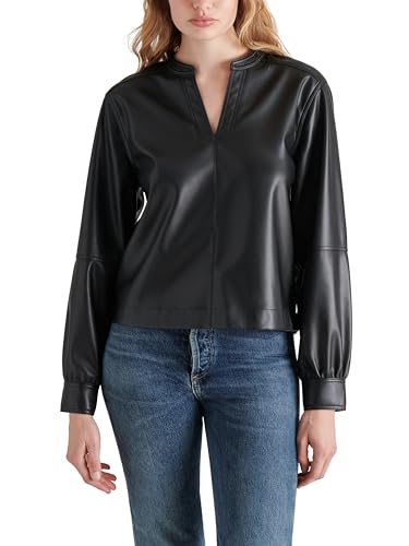 Haut Jayde Femme Steve Madden noir en maille legere