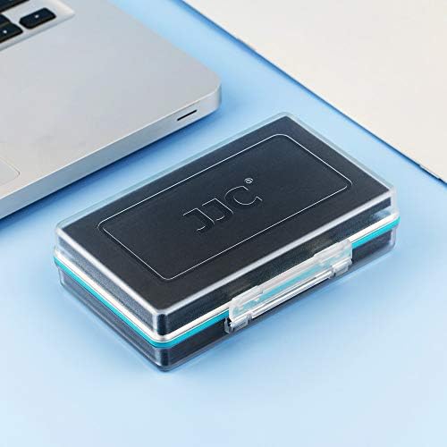 JJC Battery Storage Case Box Batteries Carrying Box Holder Organizer for 8X AA Battery or 14500 Rechargeable Battery, Battery Case Holder