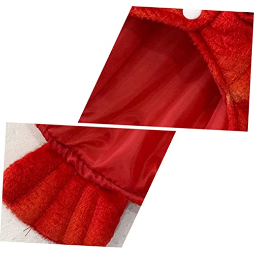 Disfraz de langosta rojo para perros talla S miniatura 4